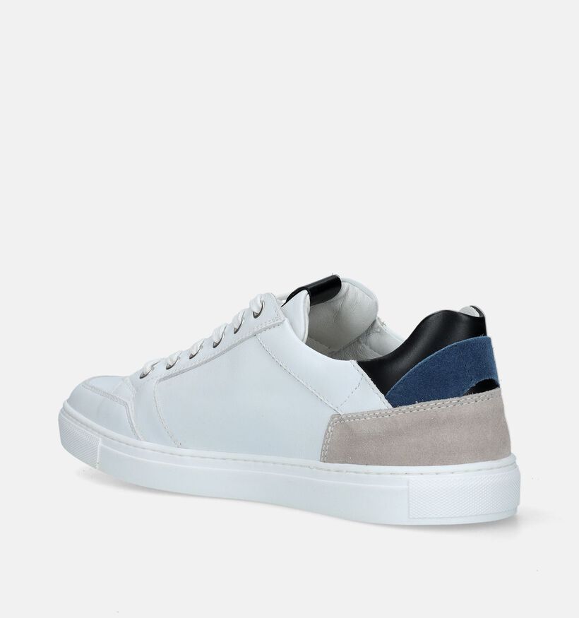 NeroGiardini Witte Veterschoenen voor heren (341722) - geschikt voor steunzolen