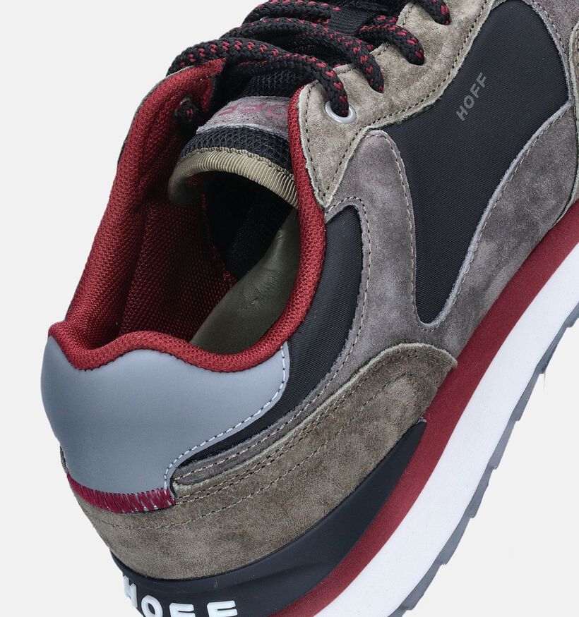 HOFF City Mexicali Chaussures &agrave; lacets en Taupe pour hommes (355993) - pour semelles orthop&eacute;diques