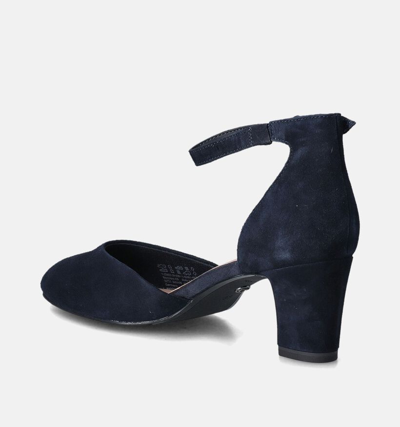 Tamaris Escarpins à bride en Bleu foncé pour femmes (351532)