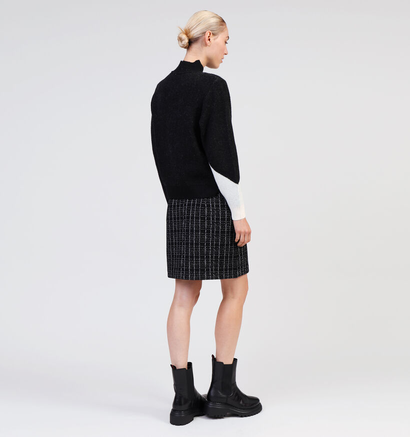 comma Zwarte Korte rok voor dames (348499)