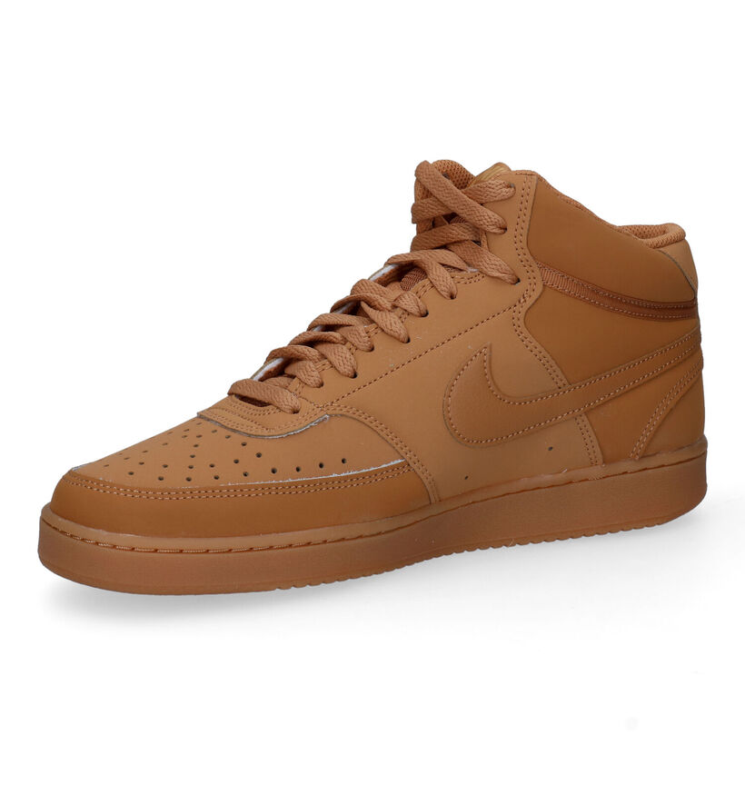 Nike Court Vision Mid Next Nature Zwarte sneakers voor heren (332319)