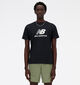 New Balance Zwarte T-shirt voor heren (362060)