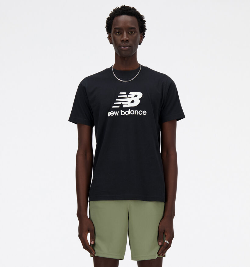 New Balance Zwarte T-shirt voor heren (362060)