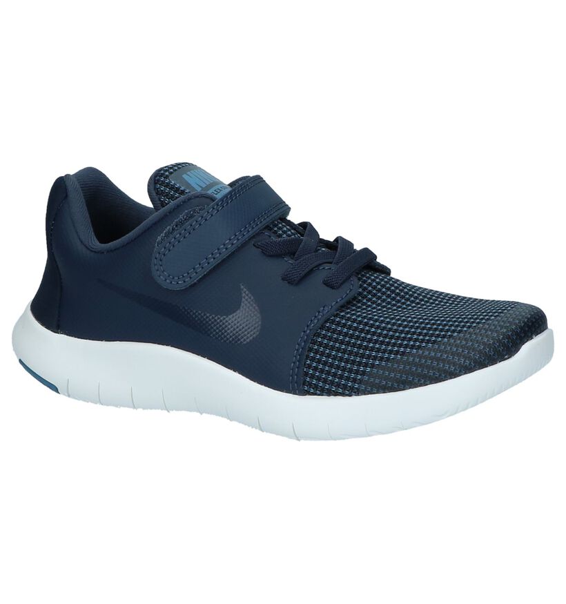 Runner Sneakers Donkerblauw Nike Flex Contact in stof (219612)