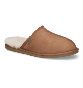Bullboxer Pantoufles Cognac/Vert/Gris
