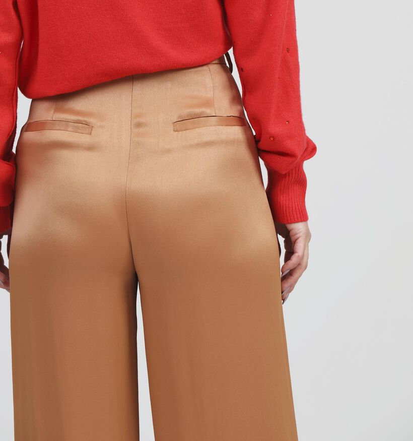 Expresso Pantalon large en Brun pour femmes (351051)