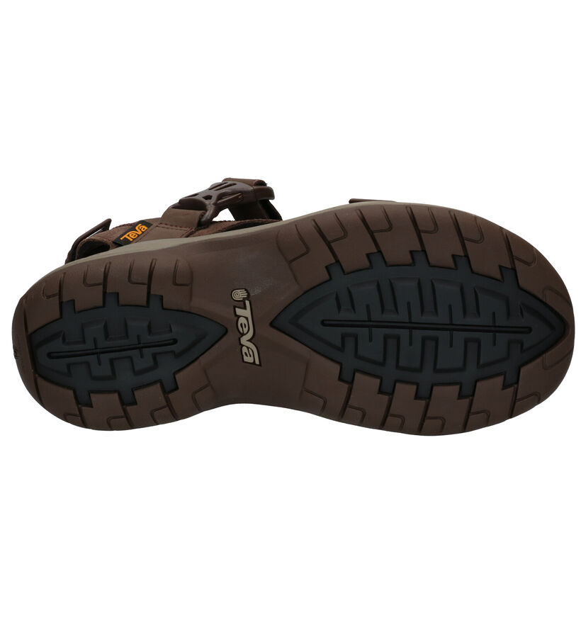 Teva Tanway Sandales en Marron en cuir (289139)