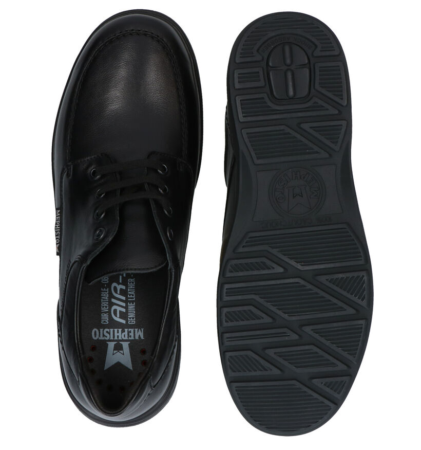 Mephisto Douk Riko Chaussures à lacets en Noir pour hommes (298246) - pour semelles orthopédiques