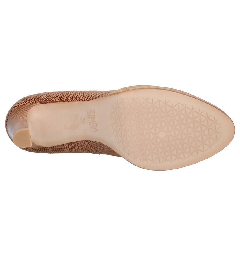 Zinda Escarpins classiques en Cognac en nubuck (272905)