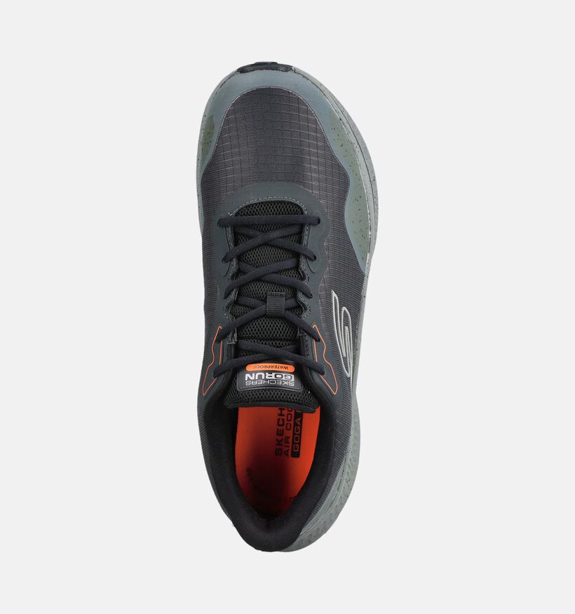 Skechers Go Run Consistens 2.0 Piedmont Slip-ons en Gris fonc&eacute; pour hommes (378016)