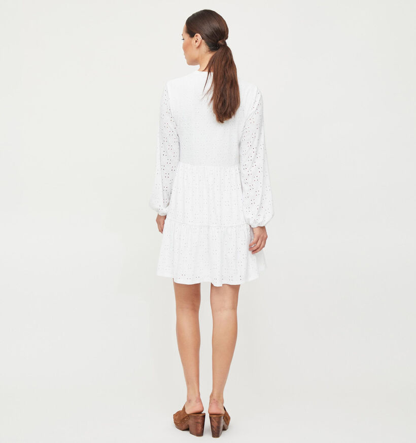 Vila Kawa Witte Geborduurde Jurk voor dames (322821)