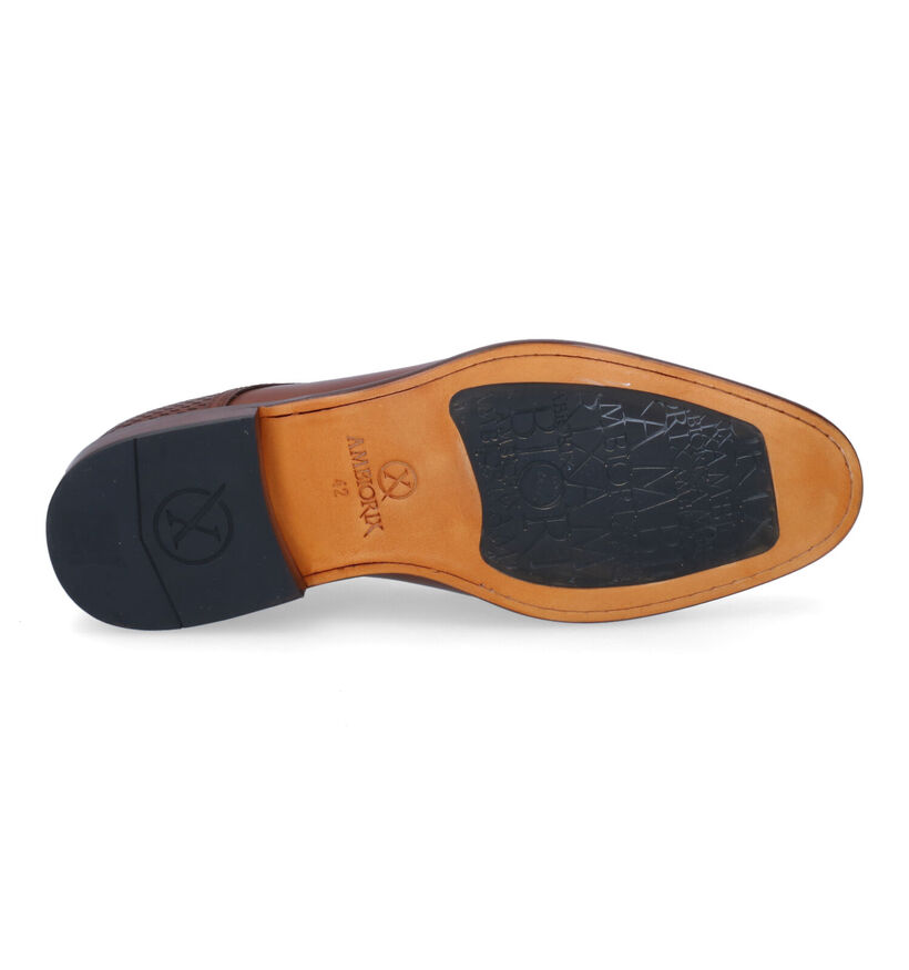 Ambiorix Erasmus-Sup Chaussures à lacets en Cognac en cuir (309586)