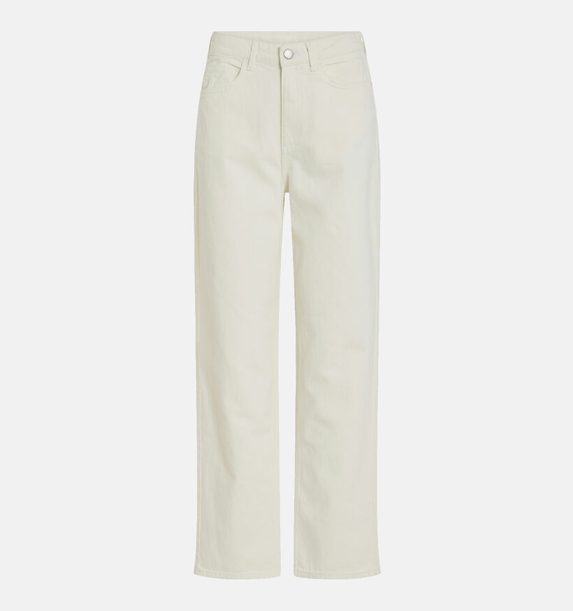Vila Kelly Witte Straight leg jeans L30 voor dames (351724)