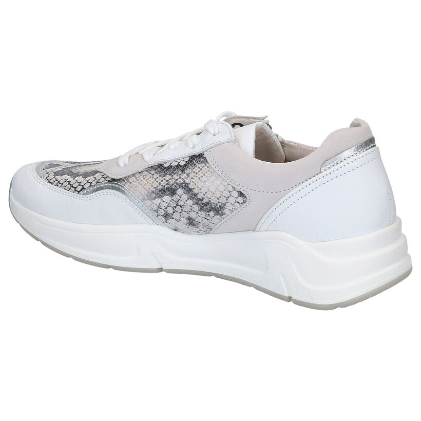 OptiFit Chaussures à lacets en Blanc en cuir (271543)