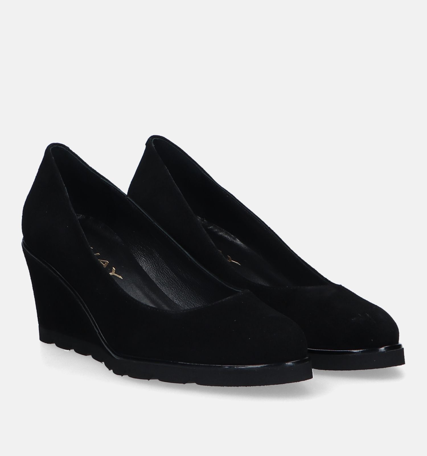 Jhay Zwarte Pumps met sleehak Dames Pumps Online op TORFS.BE