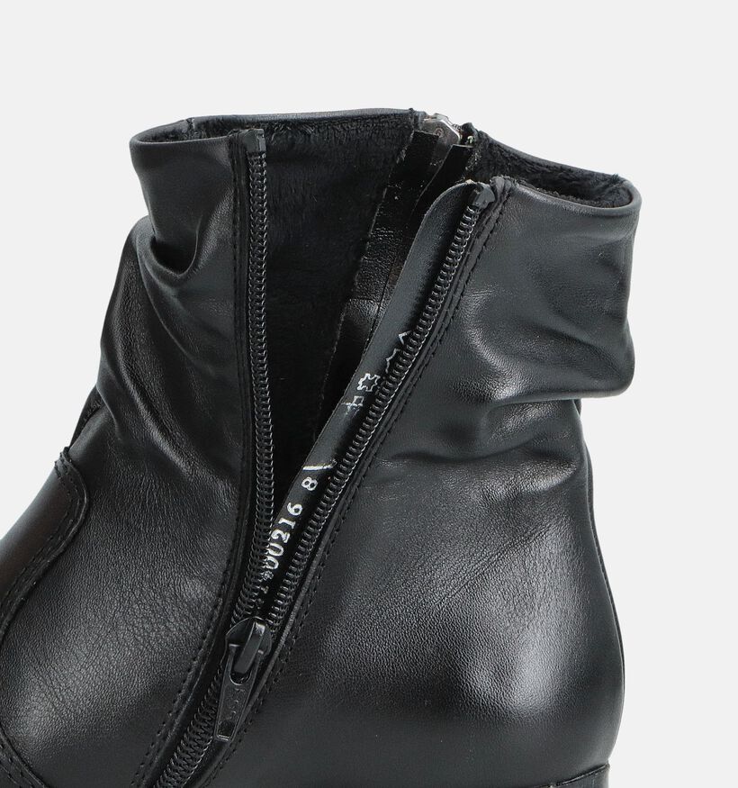 Rieker Bottines plates en Noir pour femmes (363522)