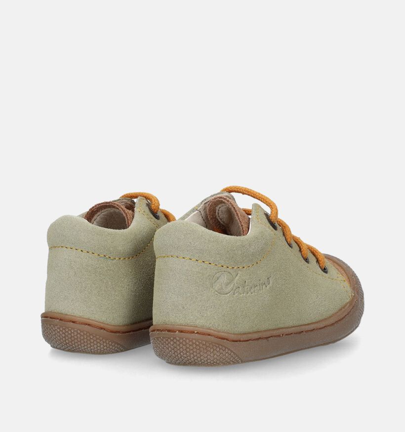 Naturino Cocoon Chaussures pour bébé en Vert pour garçons (334894) - pour semelles orthopédiques