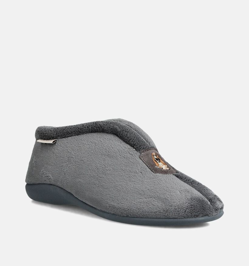 Hush Puppies Olifan Pantoufles fermées en Gris pour femmes (361433)
