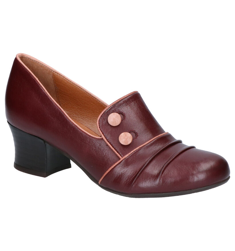Miz Mooz Flynn Escarpins en Bordeaux en cuir (262692)