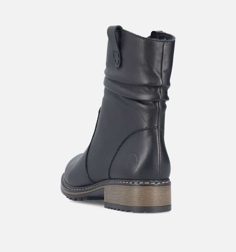 Rieker Bottes courtes en Noir pour femmes (347426)
