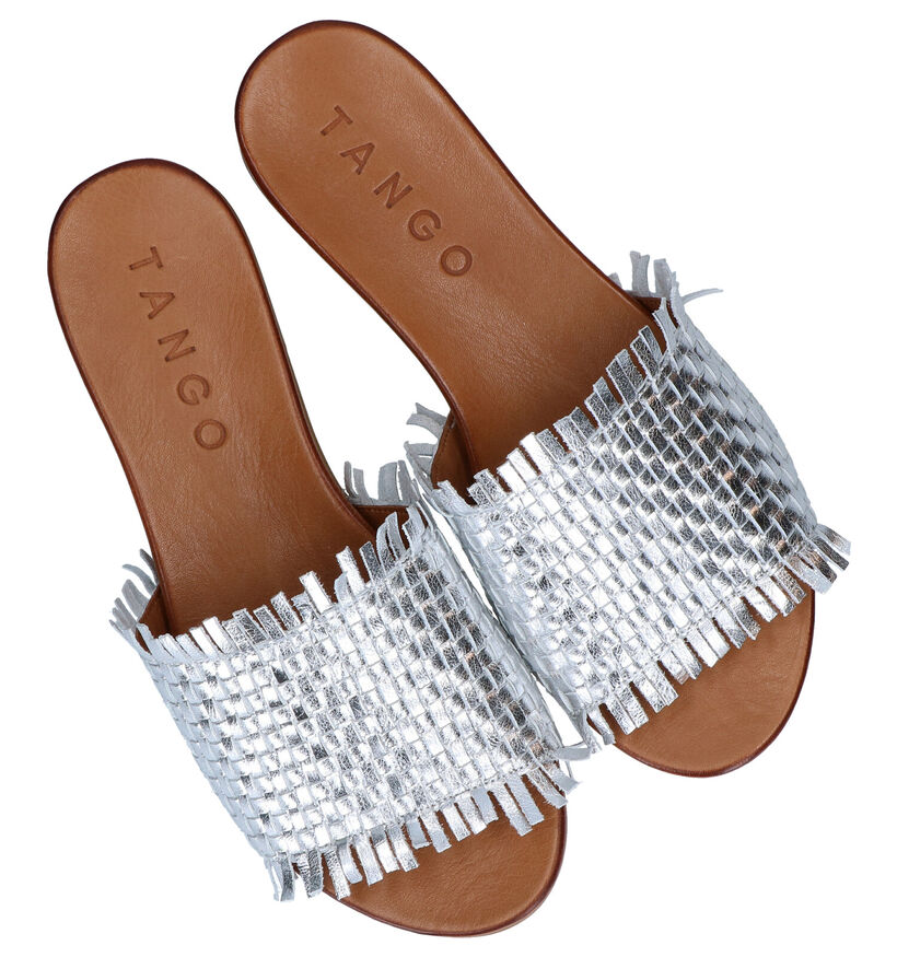 Tango Mila Mules en Argent en cuir (301942)