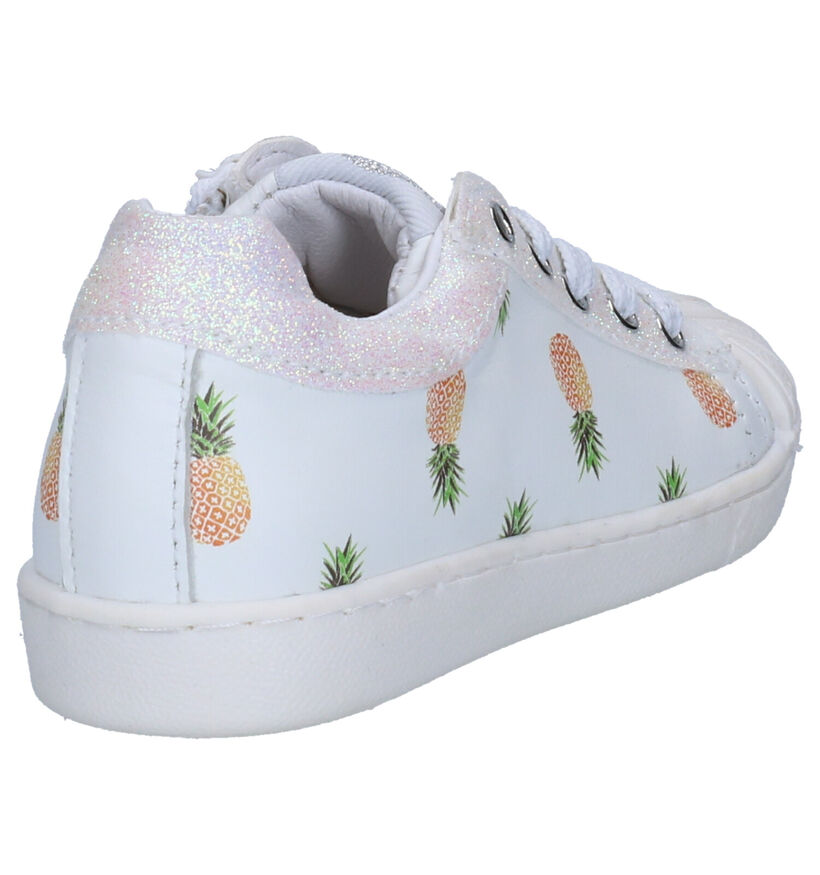 Kipling Misha Chaussures à Lacets en Blanc en cuir (272994)