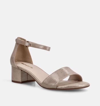 Tamaris Sandales Noir/Or