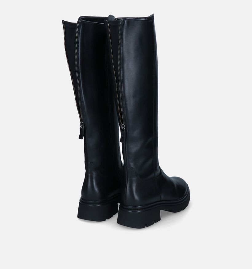 Gabor Zwarte Lange laarzen voor dames (332506) - geschikt voor steunzolen