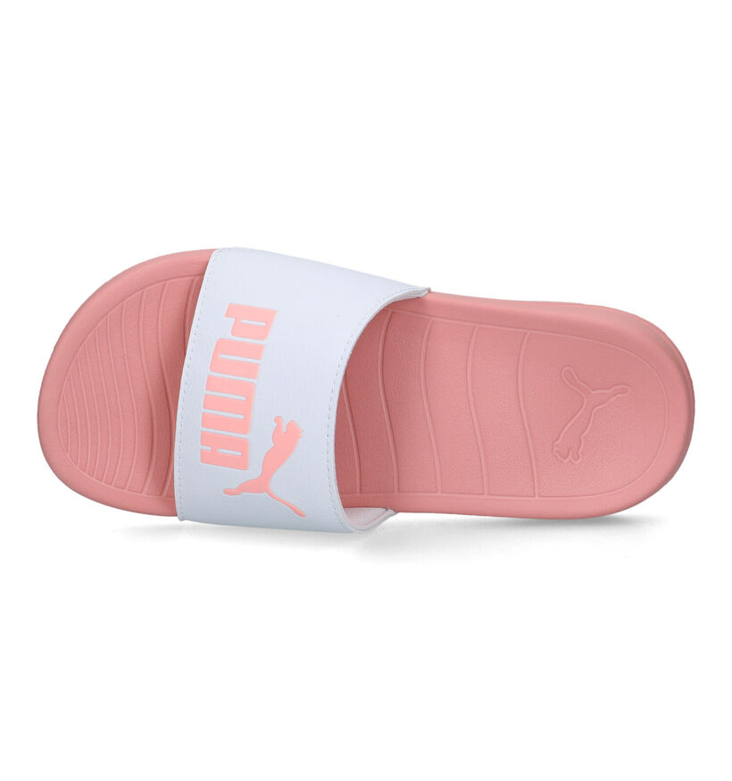 Puma Popcat Claquettes de piscine en Rose pour femmes (318668)