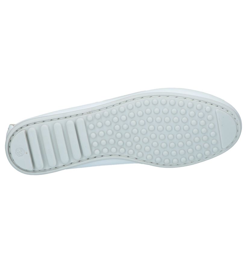 Witte Scapa Mocassins in leer (246086)
