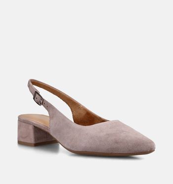 Tamaris Escarpins Taupe/Rouge