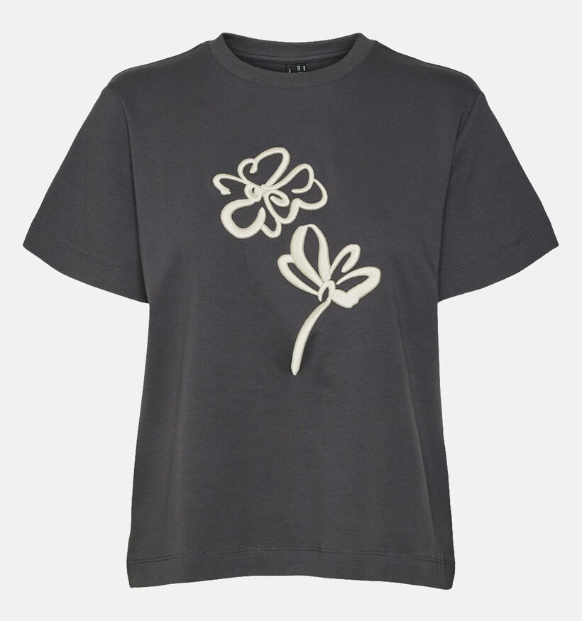 Vero Moda Caya Mette Grijs T-shirt voor dames (349067)