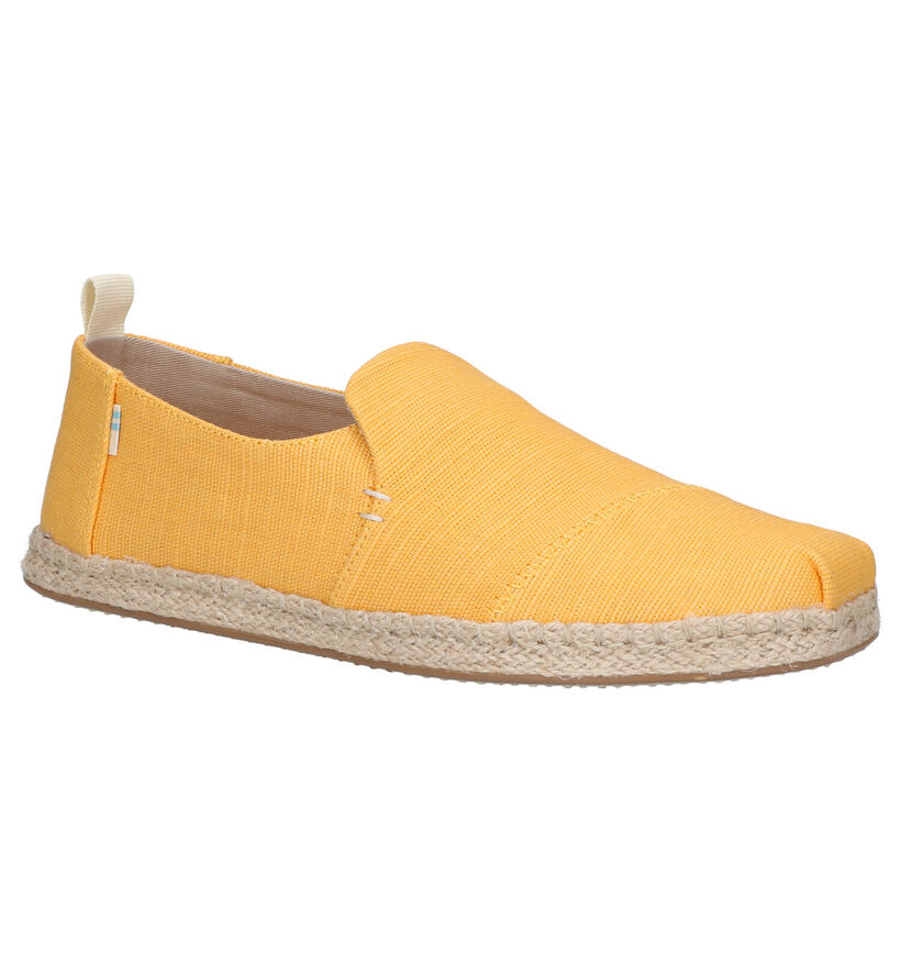 Gele Espadrilles Toms in stof (242111)