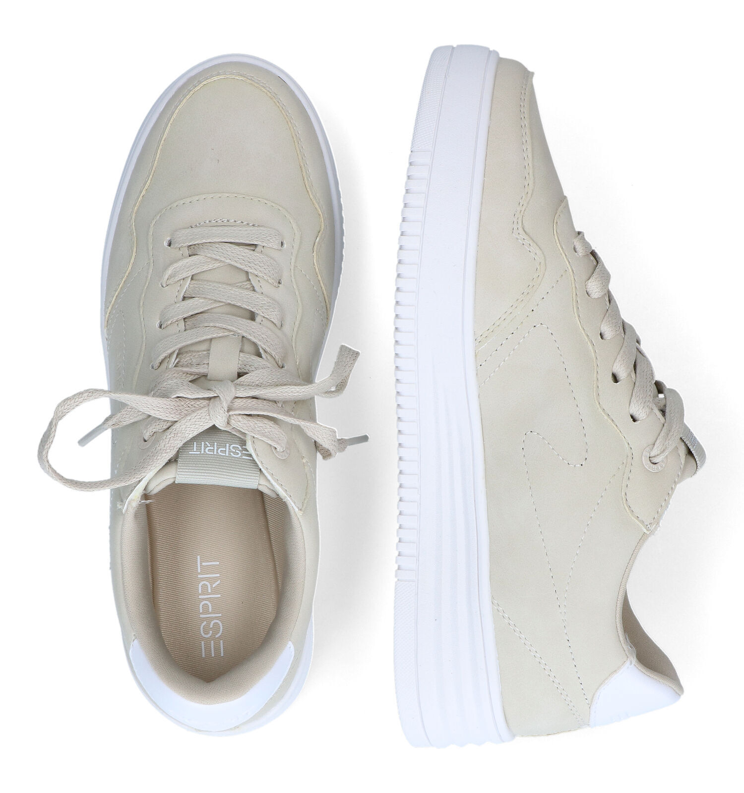 Esprit Beige Sneakers Dames Sneakers Online op TORFS.BE