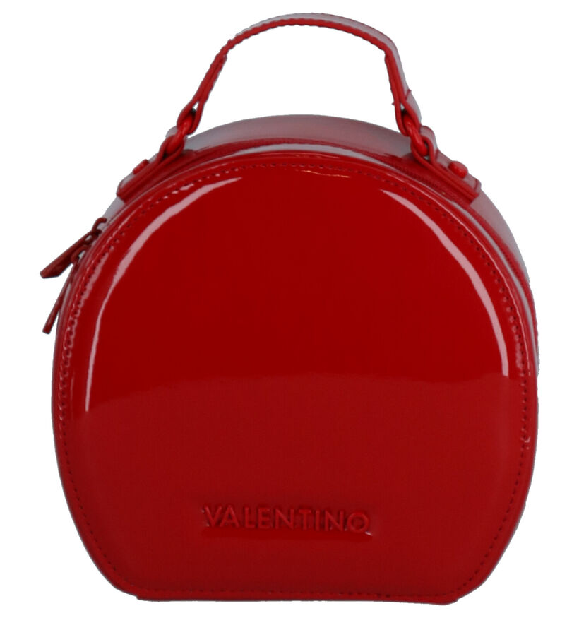 Valentino Handbags Tamburo Sac porté croisé en Rouge en simili cuir (259248)