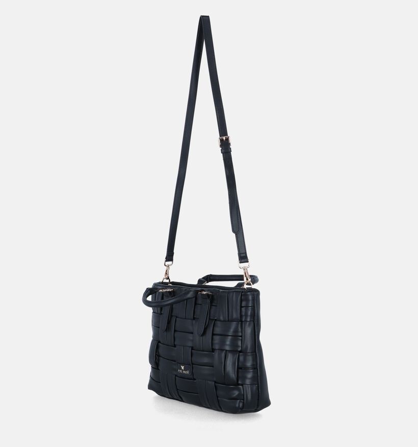 Pepe Moll Plaited Zwarte Handtas voor dames (333827)