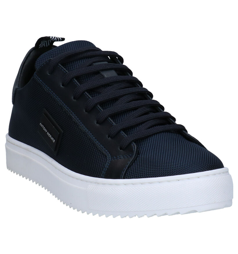 Antony Morato Chaussures à lacets en Noir en cuir (282650)