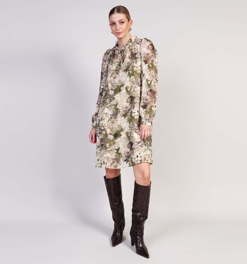 Sisters Point Elza  Robe mi-longue en Vert pour femmes (371956)