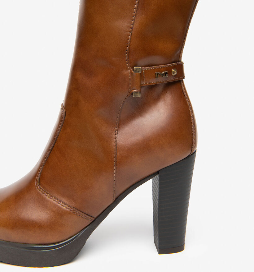 NeroGiardini Cognac Lange Laarzen voor dames (379442)