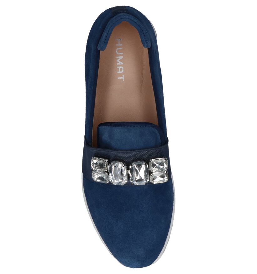 Loafers Donkerblauw Humat Gloria Piedras in daim (221379)