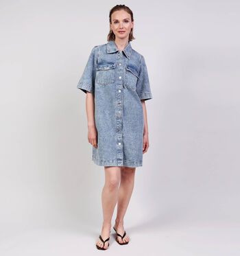 Vero Moda Curve Kleedjes Blauw