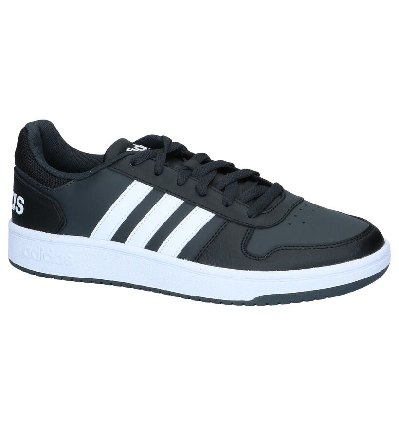 adidas Hoops 2.0 Baskets en Blanc en simili cuir (276427)