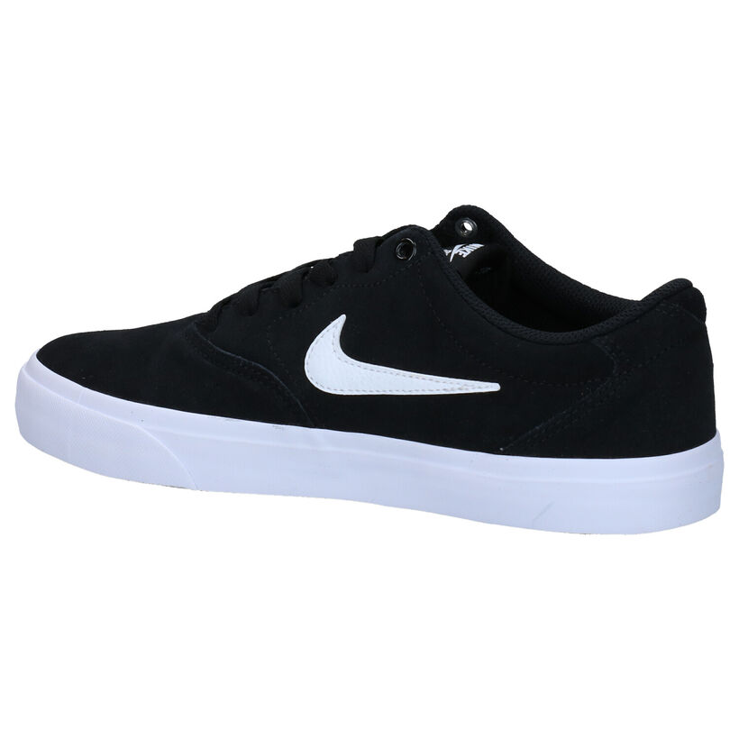 Nike SB Charge Zwarte Sneakers in daim (289576)