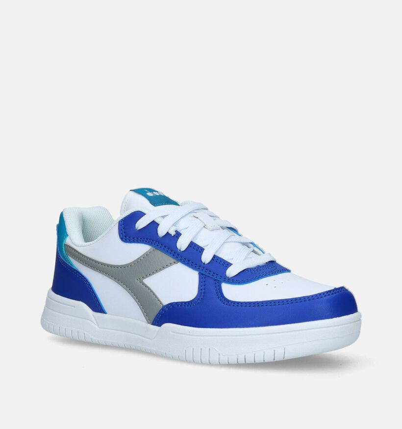 Diadora Magic Raptor Low GS Baskets en Bleu pour garçons, filles (336227)