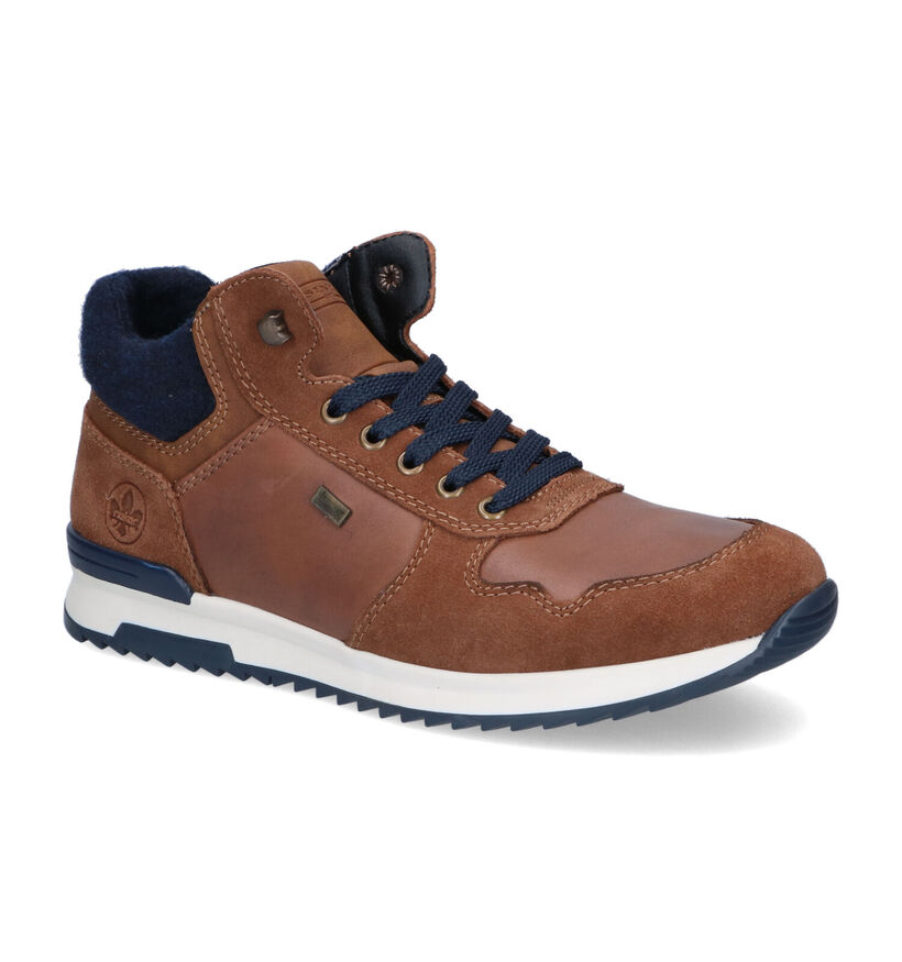 Rieker Cognac Bottines voor heren (297834) - geschikt voor steunzolen