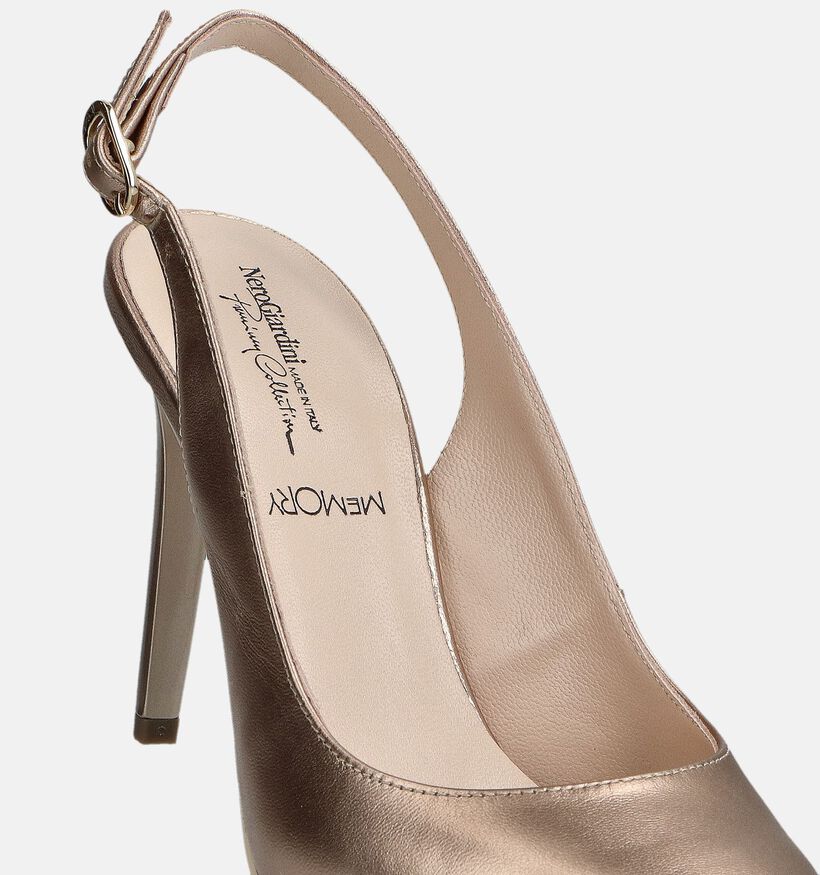 NeroGiardini Gouden Slingback Pumps voor dames (370759)