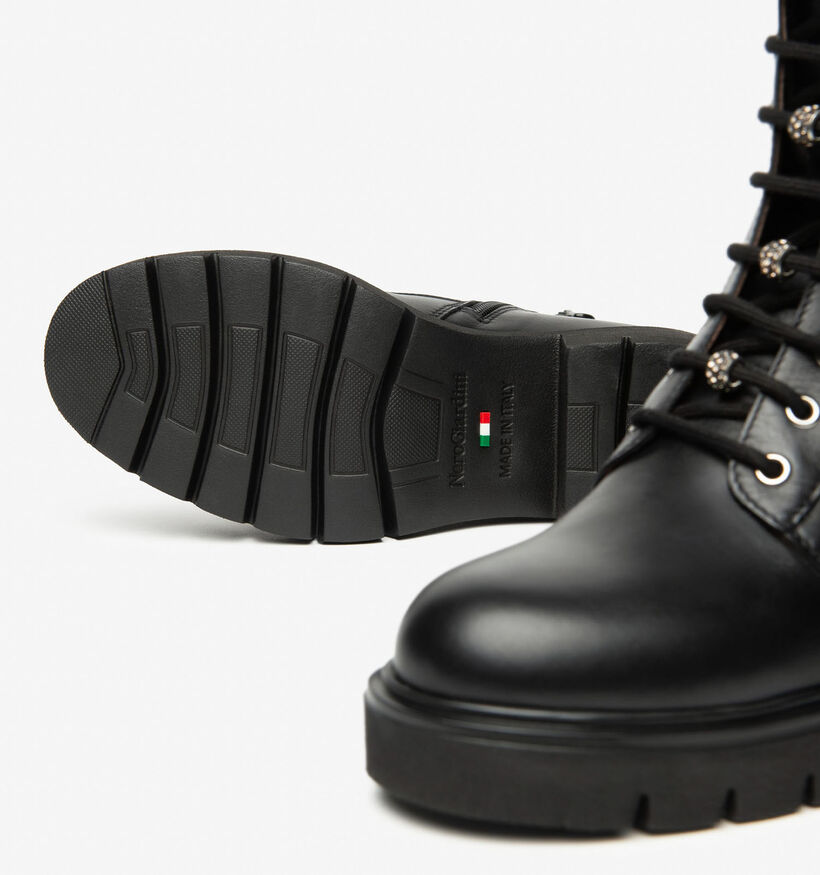 NeroGiardini Boots à lacets en Noir pour femmes (363951) - pour semelles orthopédiques