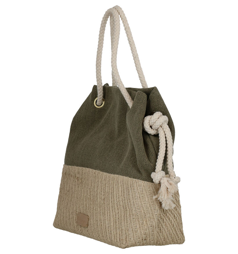 Woomen Lys Vegan Gele Shopper in stof (274834)