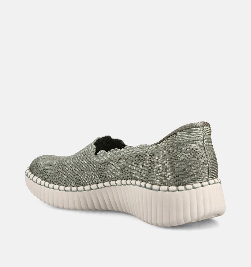 Skechers Wilshire Blvd Groene Instappers voor dames (371599) - geschikt voor steunzolen
