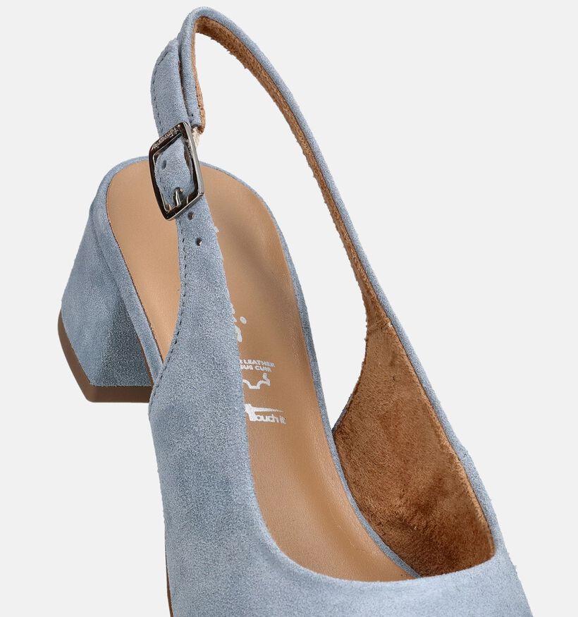 Tamaris Escarpins slingback en Bleu clair pour femmes (380028)